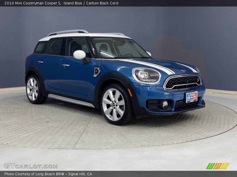 Island Blue / Carbon Black Cord 2019 Mini Countryman Cooper S
