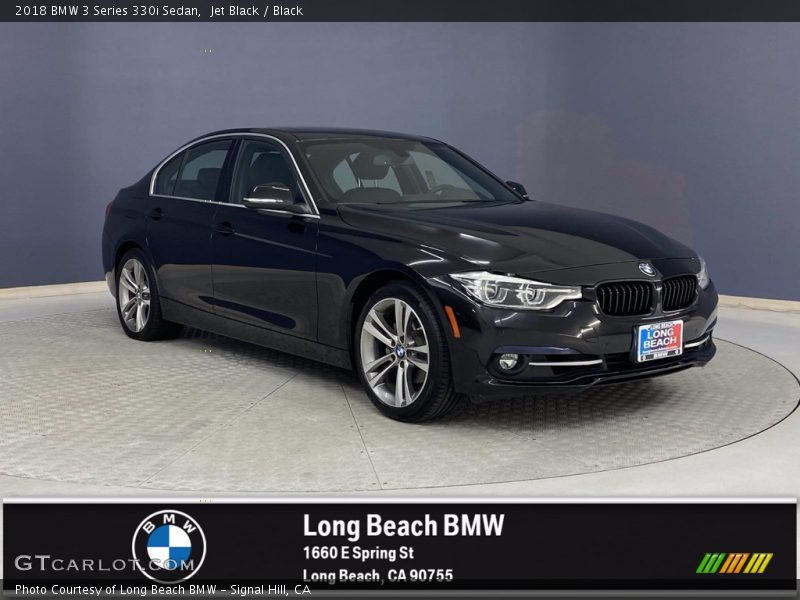 Jet Black / Black 2018 BMW 3 Series 330i Sedan