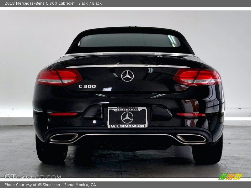 Black / Black 2018 Mercedes-Benz C 300 Cabriolet