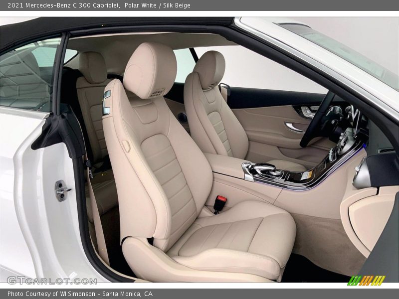Polar White / Silk Beige 2021 Mercedes-Benz C 300 Cabriolet