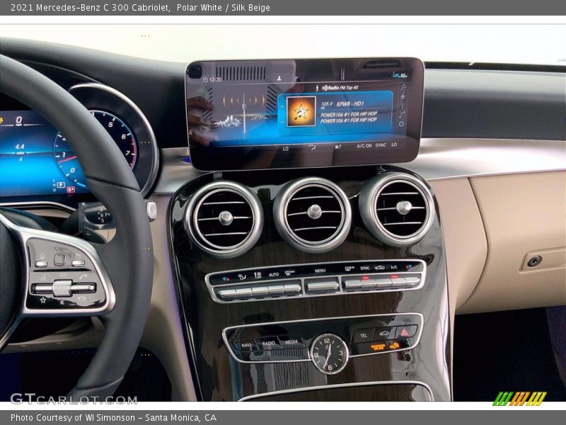Polar White / Silk Beige 2021 Mercedes-Benz C 300 Cabriolet