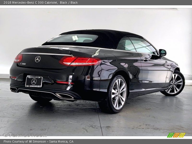 Black / Black 2018 Mercedes-Benz C 300 Cabriolet