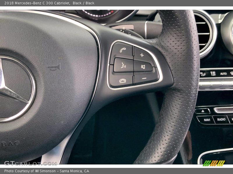Black / Black 2018 Mercedes-Benz C 300 Cabriolet