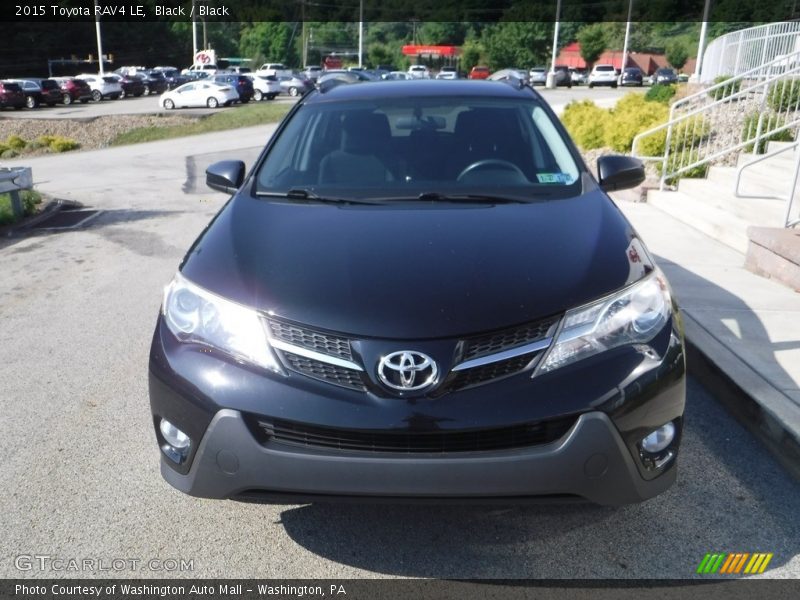 Black / Black 2015 Toyota RAV4 LE
