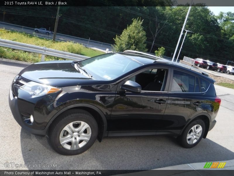 Black / Black 2015 Toyota RAV4 LE