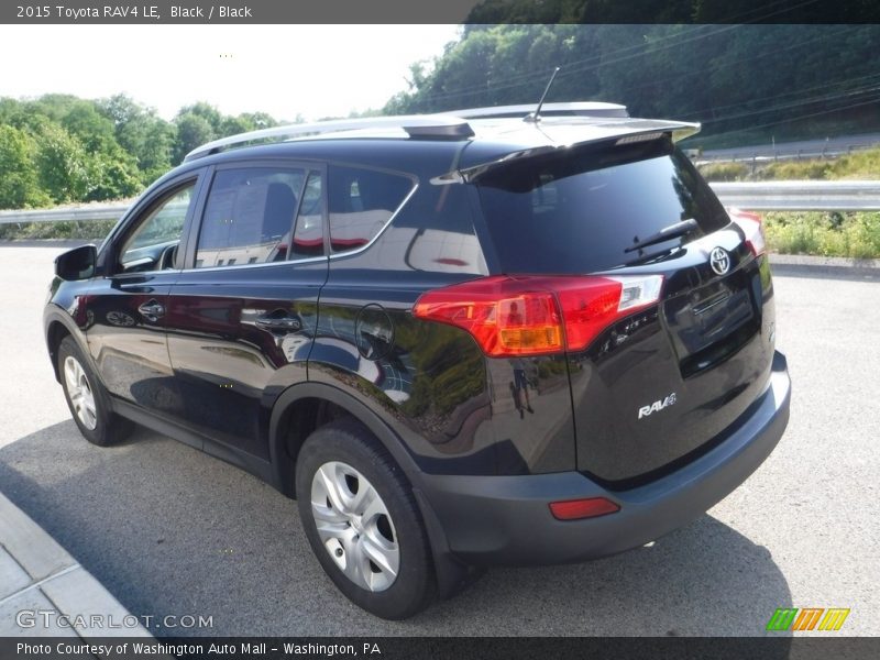 Black / Black 2015 Toyota RAV4 LE