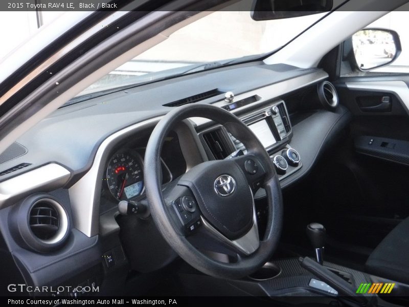 Black / Black 2015 Toyota RAV4 LE