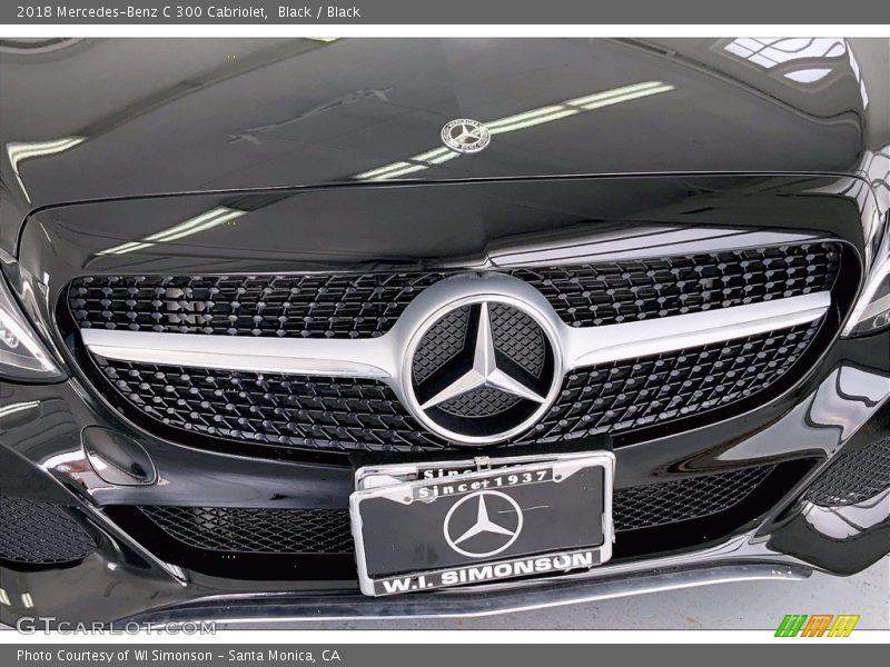 Black / Black 2018 Mercedes-Benz C 300 Cabriolet