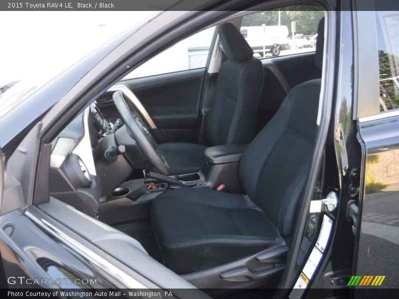 Black / Black 2015 Toyota RAV4 LE