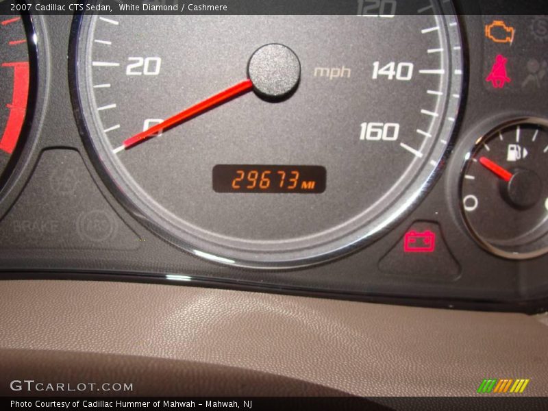 White Diamond / Cashmere 2007 Cadillac CTS Sedan