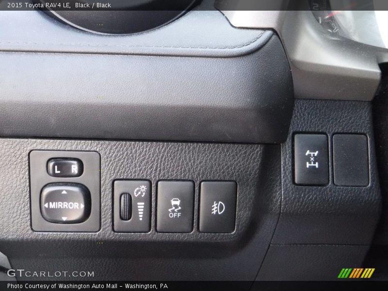 Black / Black 2015 Toyota RAV4 LE