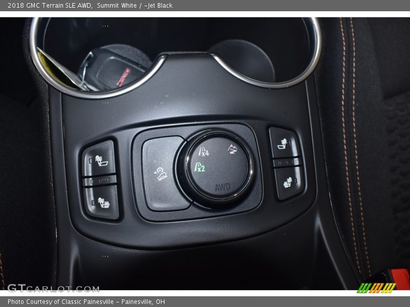 Summit White / ­Jet Black 2018 GMC Terrain SLE AWD