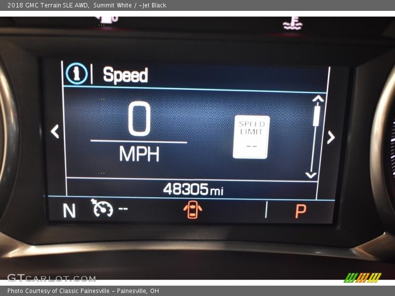 Summit White / ­Jet Black 2018 GMC Terrain SLE AWD