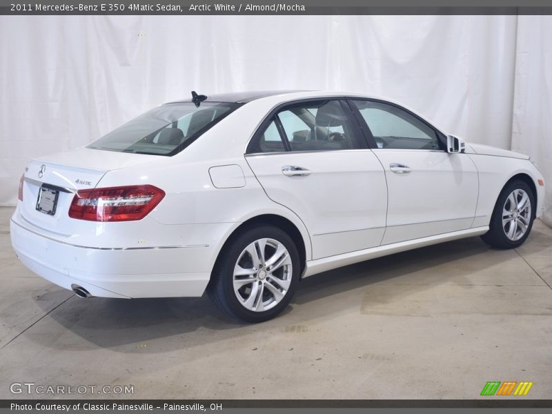 Arctic White / Almond/Mocha 2011 Mercedes-Benz E 350 4Matic Sedan