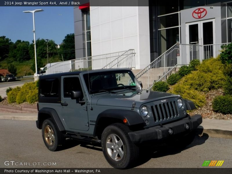 Anvil / Black 2014 Jeep Wrangler Sport 4x4