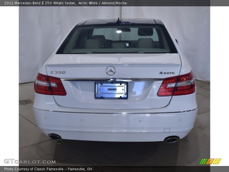 Arctic White / Almond/Mocha 2011 Mercedes-Benz E 350 4Matic Sedan