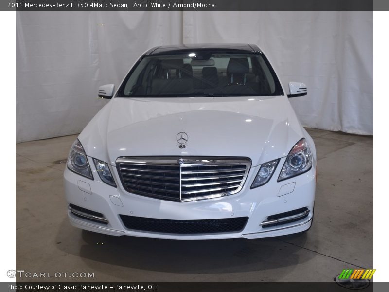 Arctic White / Almond/Mocha 2011 Mercedes-Benz E 350 4Matic Sedan