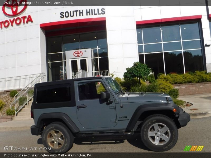 Anvil / Black 2014 Jeep Wrangler Sport 4x4