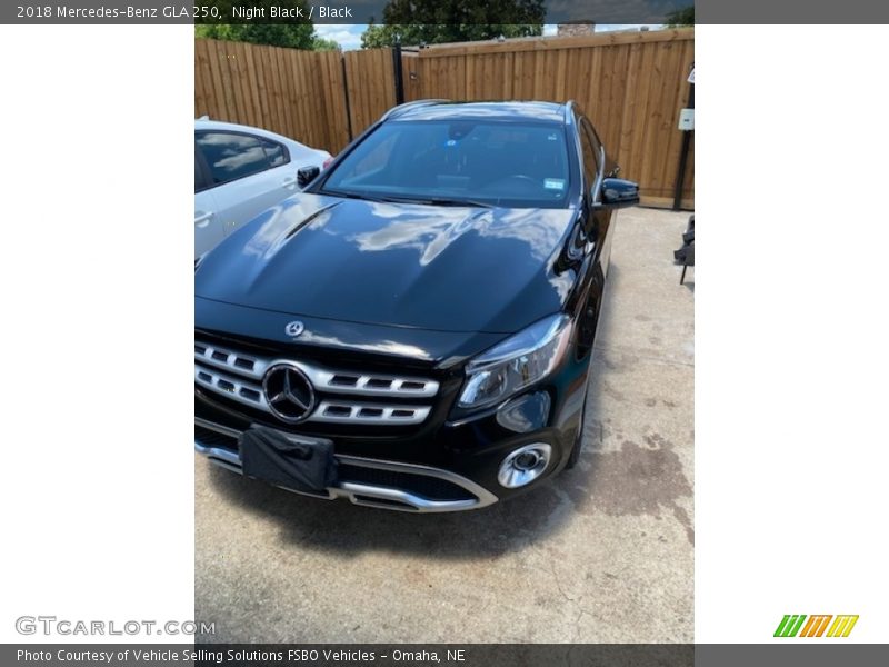 Night Black / Black 2018 Mercedes-Benz GLA 250