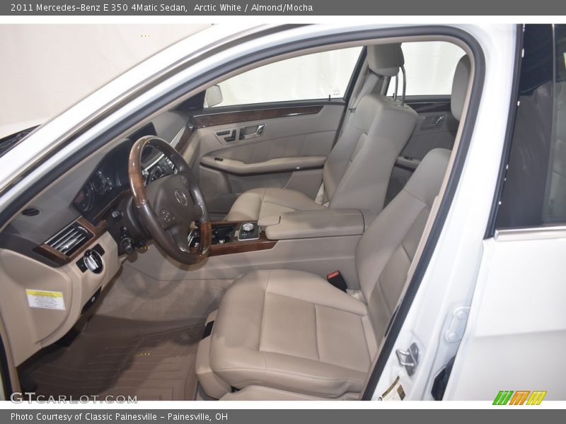 Arctic White / Almond/Mocha 2011 Mercedes-Benz E 350 4Matic Sedan