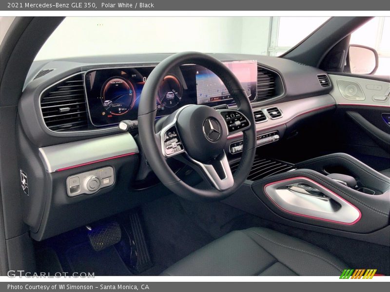 Polar White / Black 2021 Mercedes-Benz GLE 350