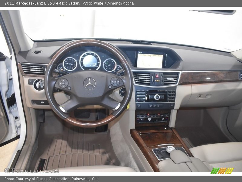 Arctic White / Almond/Mocha 2011 Mercedes-Benz E 350 4Matic Sedan