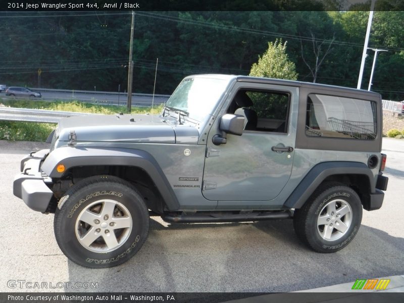 Anvil / Black 2014 Jeep Wrangler Sport 4x4