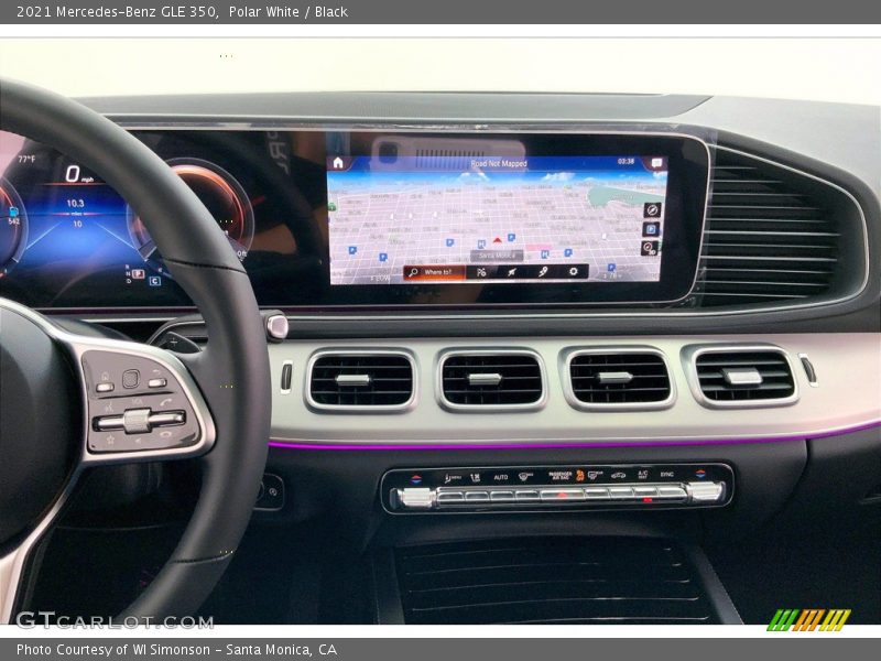 Polar White / Black 2021 Mercedes-Benz GLE 350