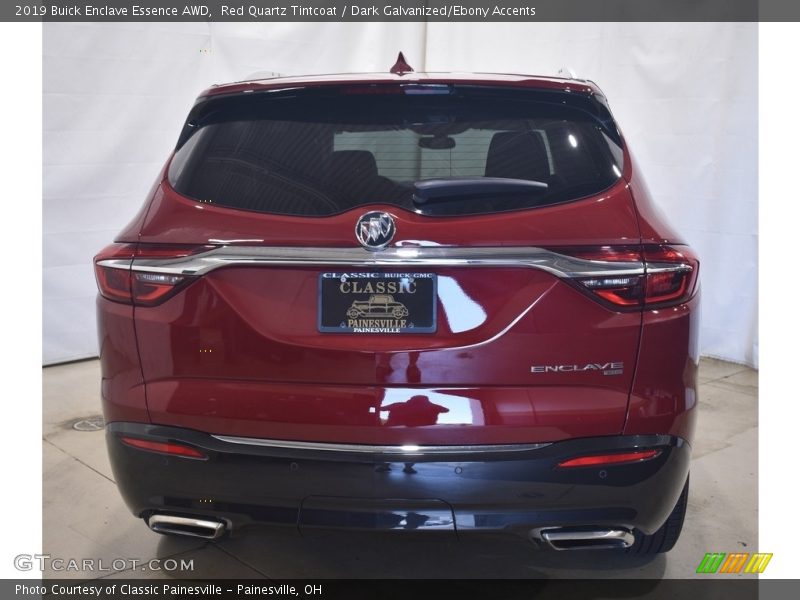Red Quartz Tintcoat / Dark Galvanized/Ebony Accents 2019 Buick Enclave Essence AWD