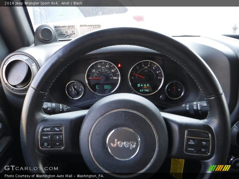 Anvil / Black 2014 Jeep Wrangler Sport 4x4
