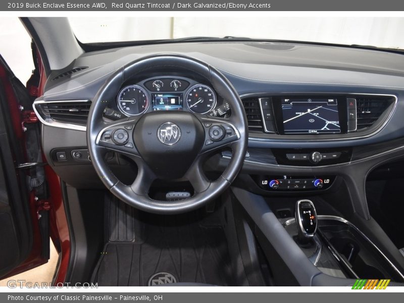 Red Quartz Tintcoat / Dark Galvanized/Ebony Accents 2019 Buick Enclave Essence AWD