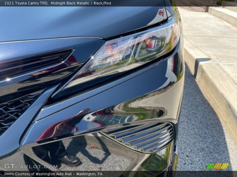 Midnight Black Metallic / Black/Red 2021 Toyota Camry TRD