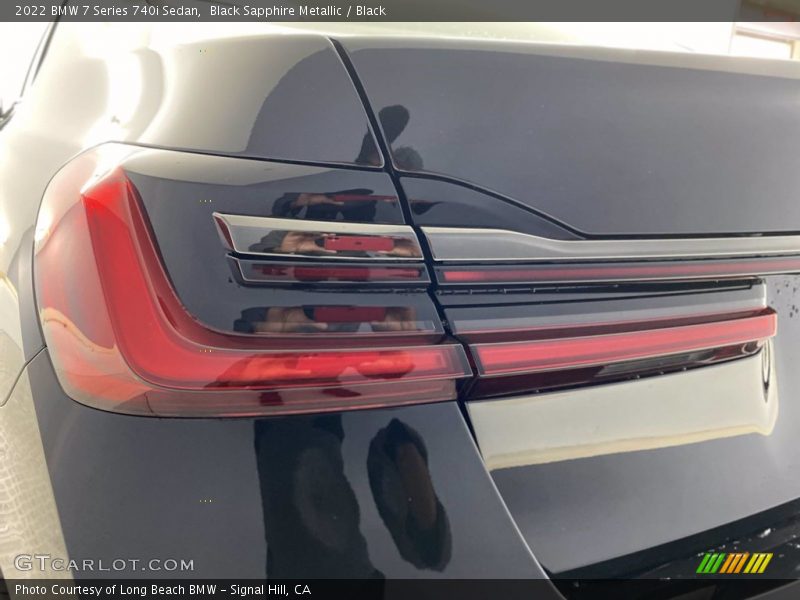 Black Sapphire Metallic / Black 2022 BMW 7 Series 740i Sedan