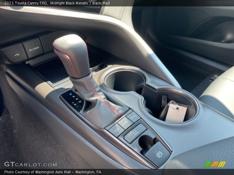 Midnight Black Metallic / Black/Red 2021 Toyota Camry TRD