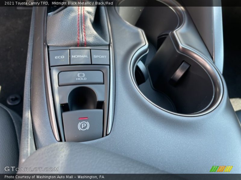 Midnight Black Metallic / Black/Red 2021 Toyota Camry TRD