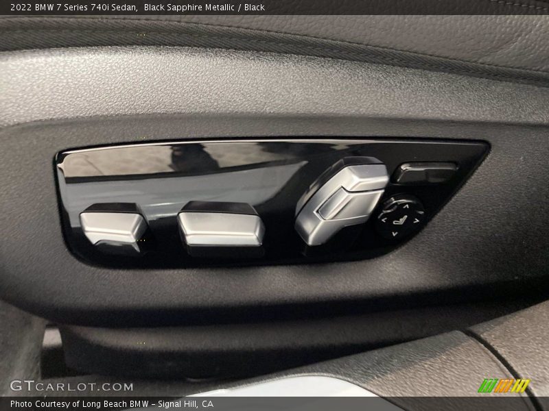 Black Sapphire Metallic / Black 2022 BMW 7 Series 740i Sedan