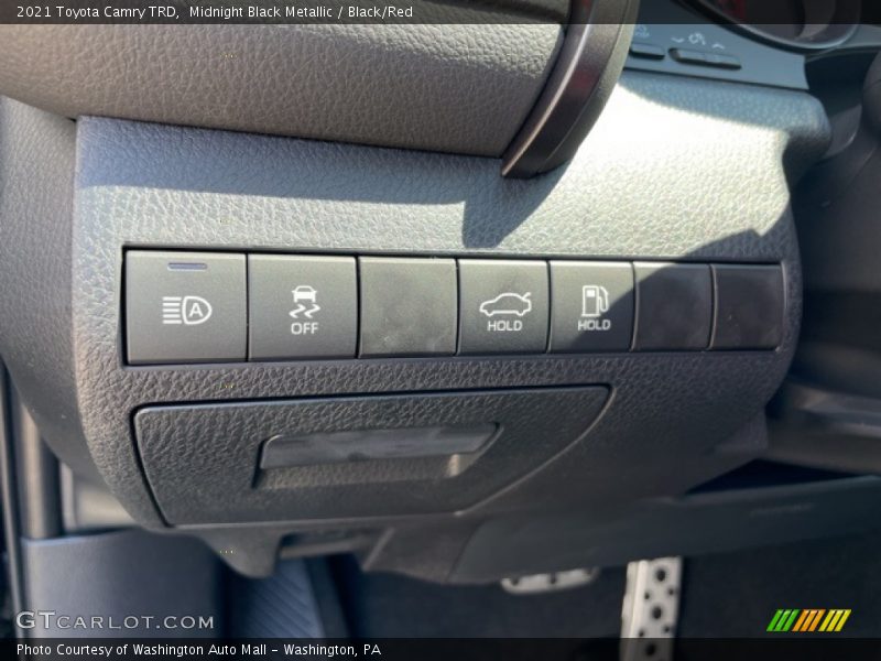 Midnight Black Metallic / Black/Red 2021 Toyota Camry TRD