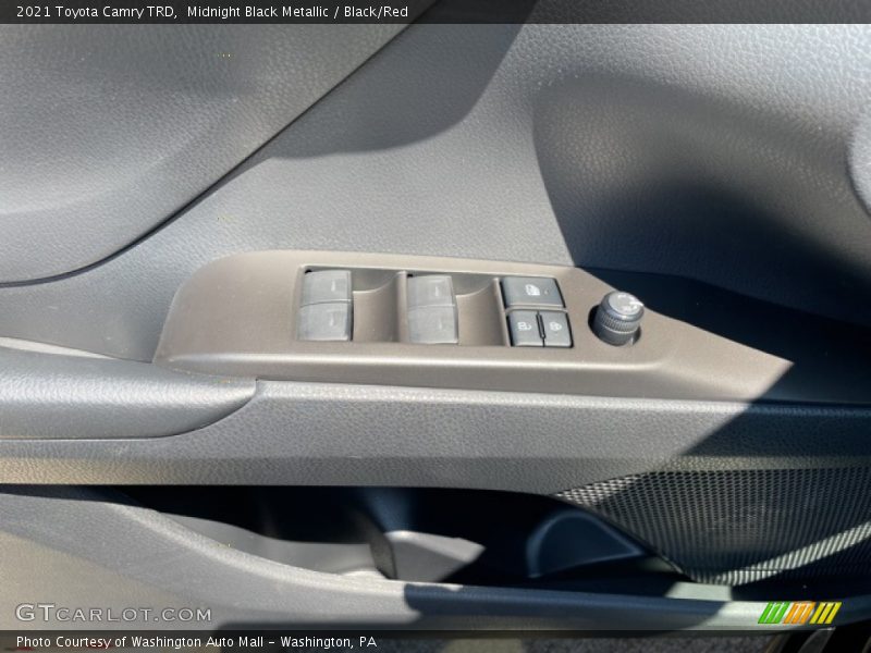 Midnight Black Metallic / Black/Red 2021 Toyota Camry TRD
