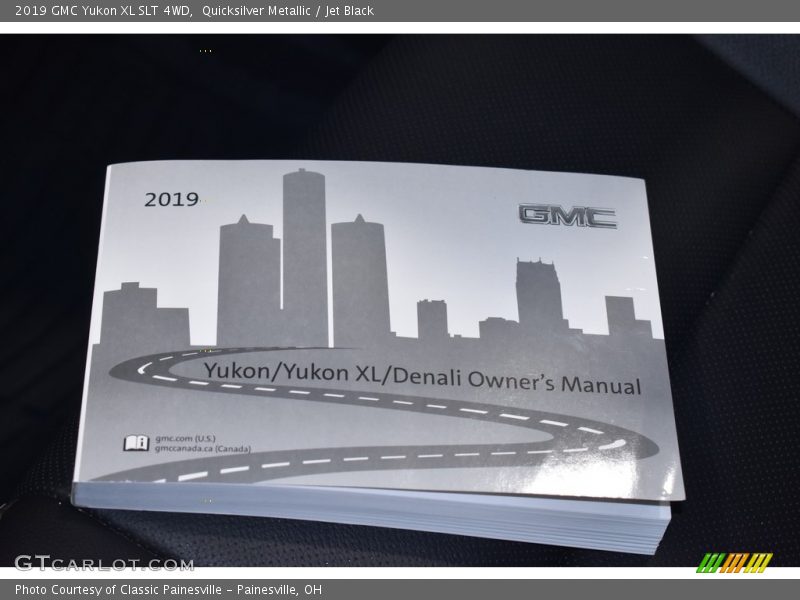 Quicksilver Metallic / Jet Black 2019 GMC Yukon XL SLT 4WD