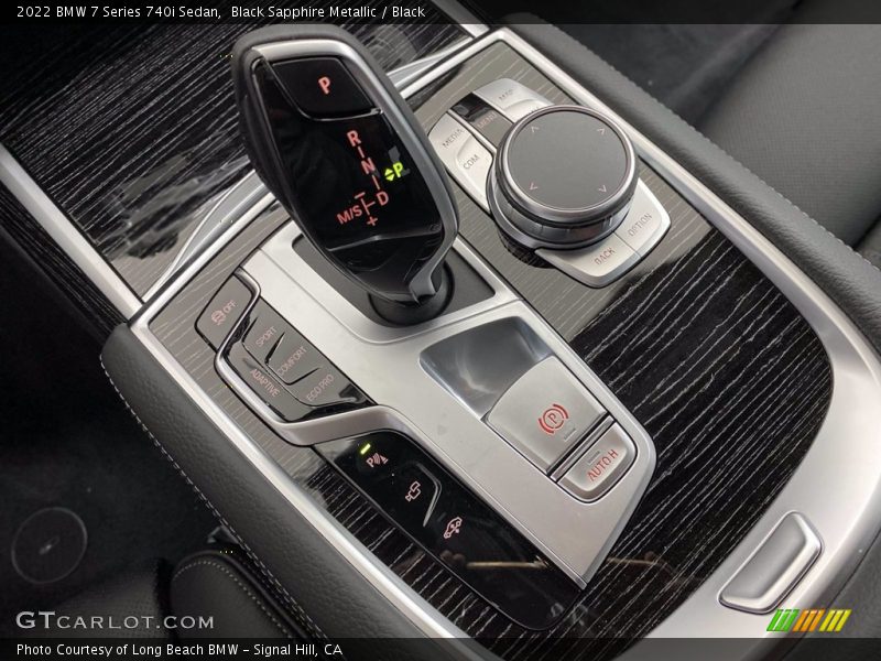 Black Sapphire Metallic / Black 2022 BMW 7 Series 740i Sedan