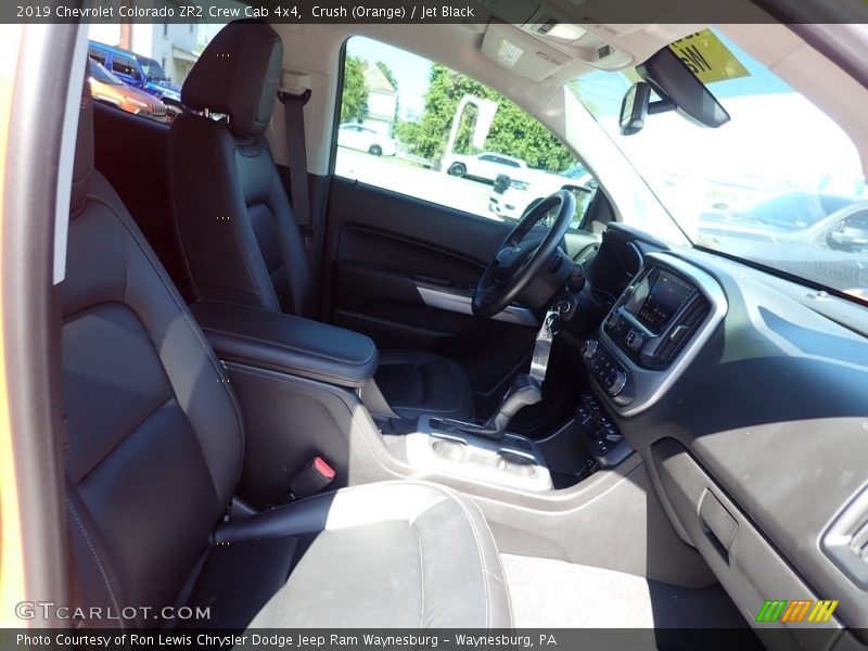 Crush (Orange) / Jet Black 2019 Chevrolet Colorado ZR2 Crew Cab 4x4