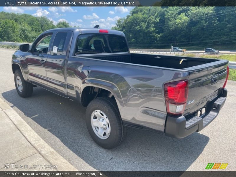 Magnetic Gray Metallic / Cement 2021 Toyota Tacoma SR Access Cab 4x4