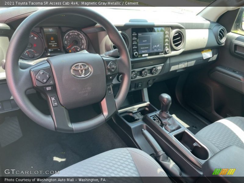 Magnetic Gray Metallic / Cement 2021 Toyota Tacoma SR Access Cab 4x4