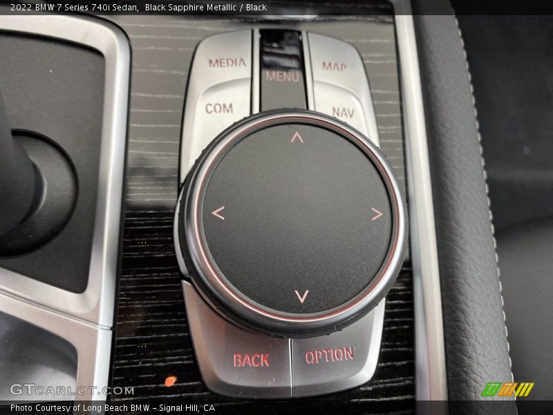 Black Sapphire Metallic / Black 2022 BMW 7 Series 740i Sedan