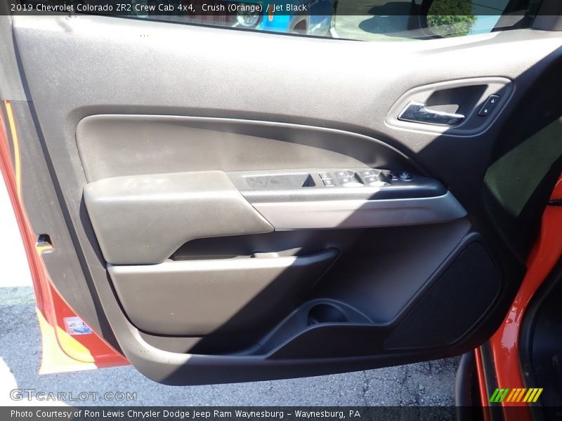 Crush (Orange) / Jet Black 2019 Chevrolet Colorado ZR2 Crew Cab 4x4