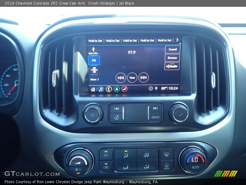 Crush (Orange) / Jet Black 2019 Chevrolet Colorado ZR2 Crew Cab 4x4