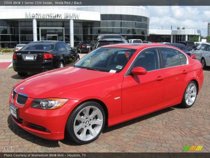 Imola Red / Black 2006 BMW 3 Series 330i Sedan