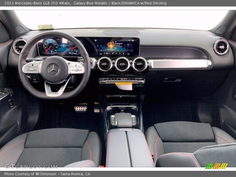 Dashboard of 2021 GLB 250 4Matic