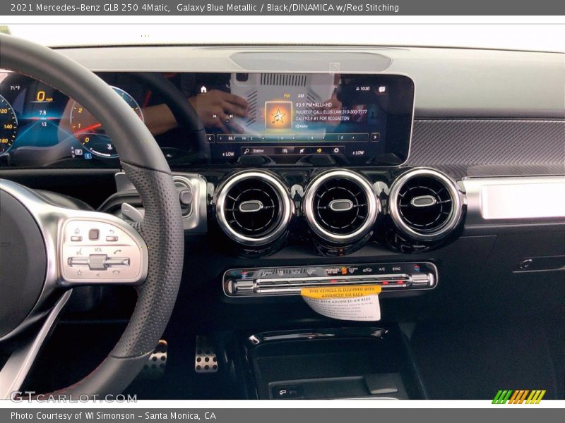 Controls of 2021 GLB 250 4Matic