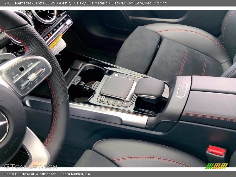 Controls of 2021 GLB 250 4Matic